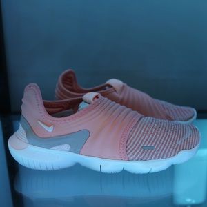 Nike Free RN 3.0 Flyknit Woman’s Pink Quartz White